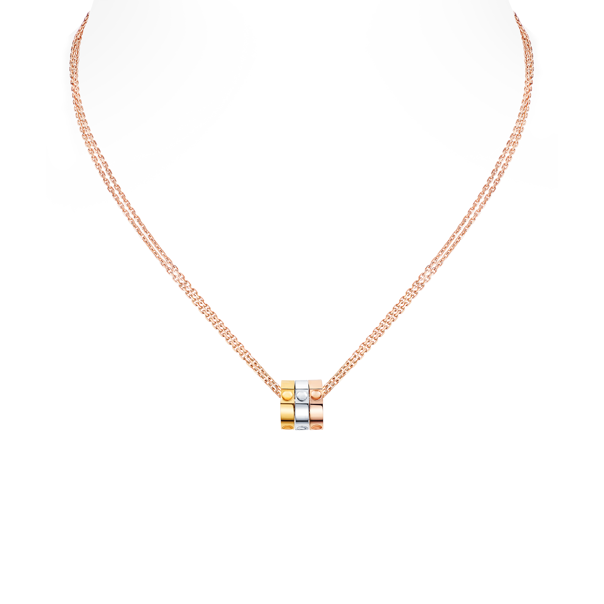 l**is V*t*n empreinte pendant, 3 golds q93671
